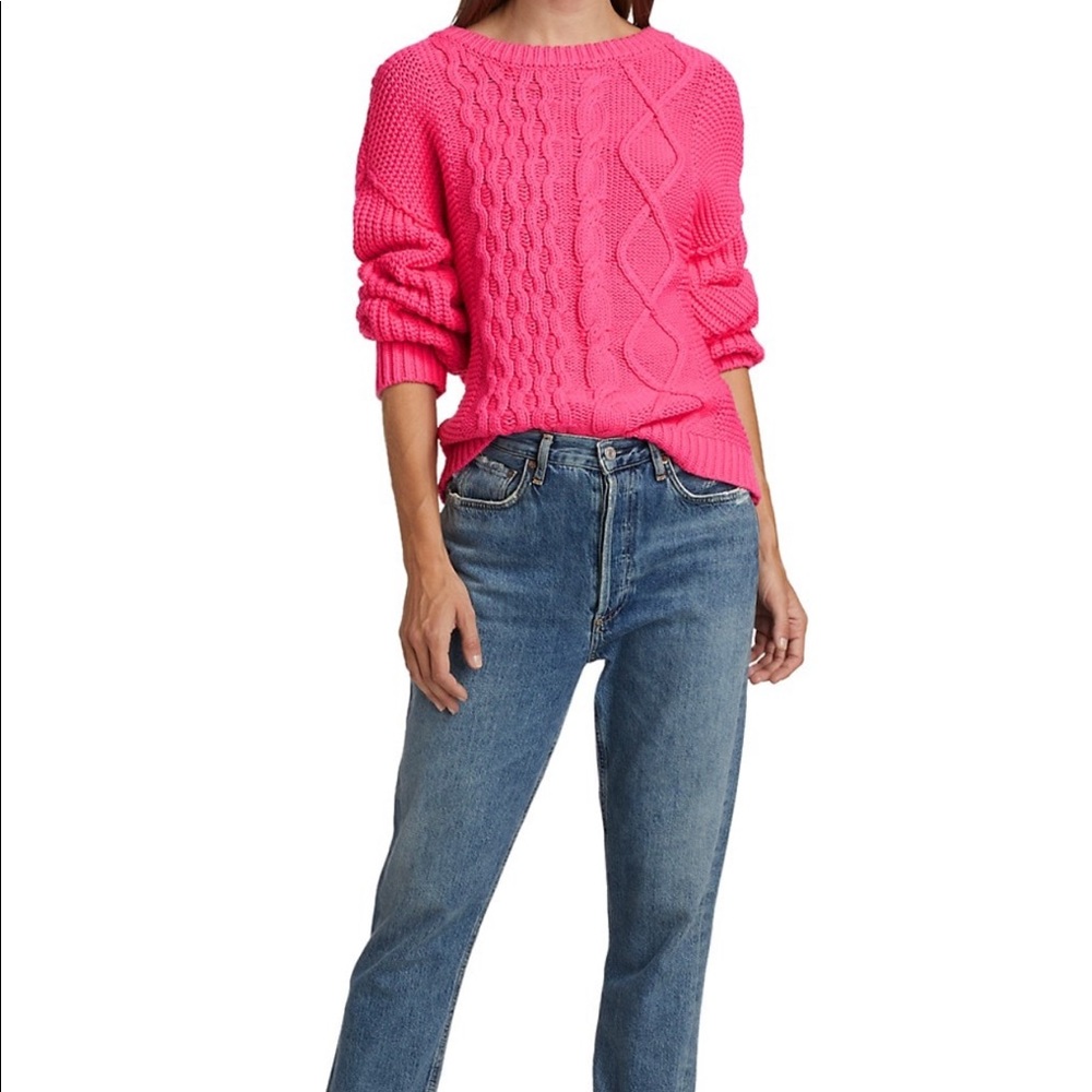 Free People chunky sweater-Pink